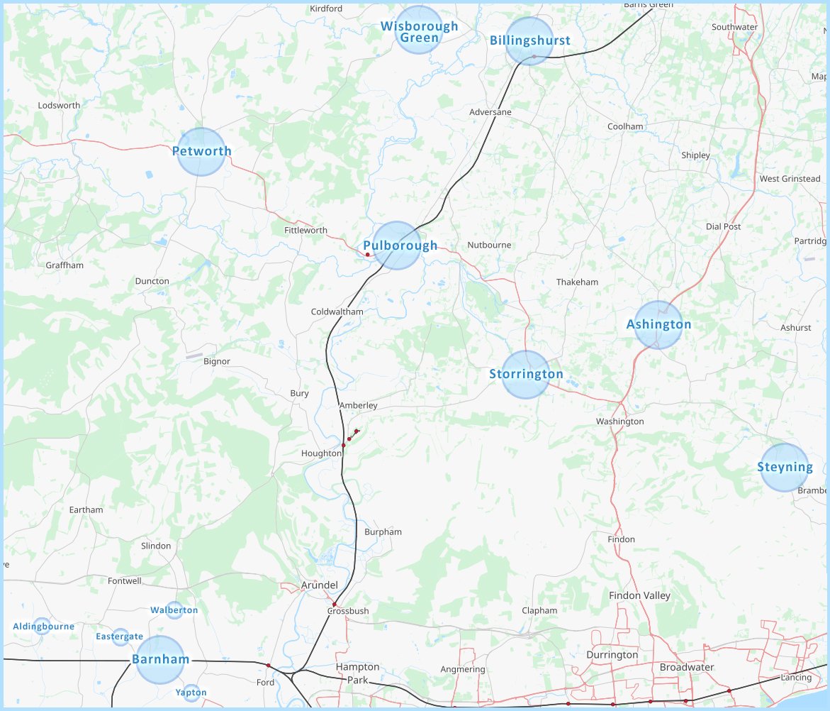 West Sussex Minibus Village Hubs